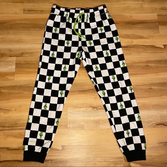checkered joggers womens
